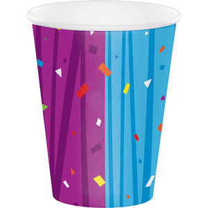 Milestone Celebrations Hot/Cold Paper Paper Cups 12 Oz., 8 ct by Creative Converting