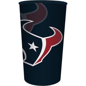 Houston Texans Plastic Cup, 22 Oz by Creative Converting