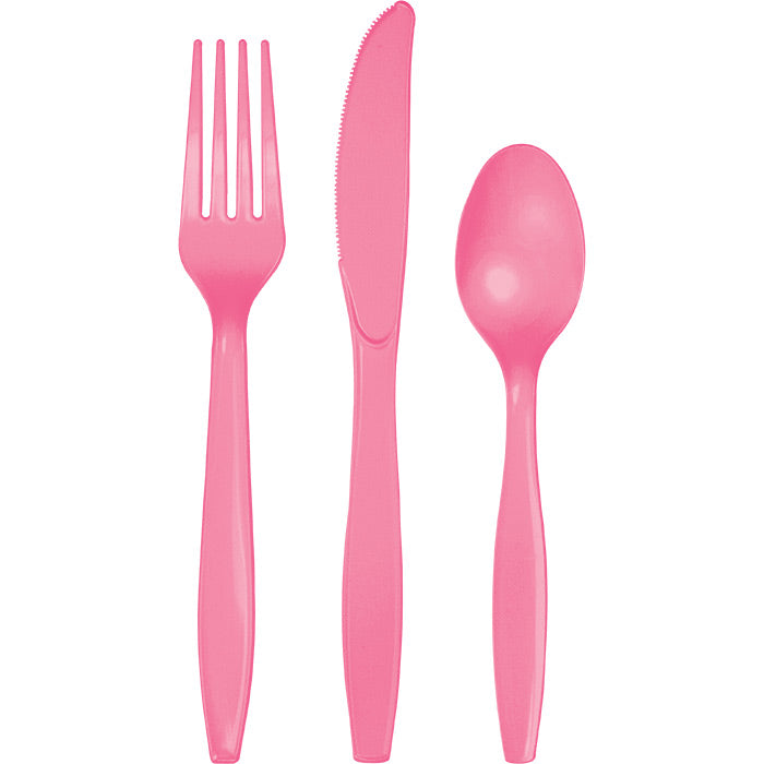 Candy Pink Assorted Plastic Cutlery, 24 ct by Creative Converting
