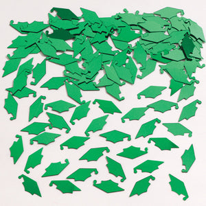 Green Graduation Mortarboard Confetti, 0.5 oz by Creative Converting