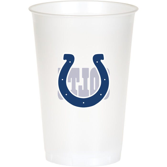 Indianapolis Colts Plastic Cup, 20Oz, 8 ct