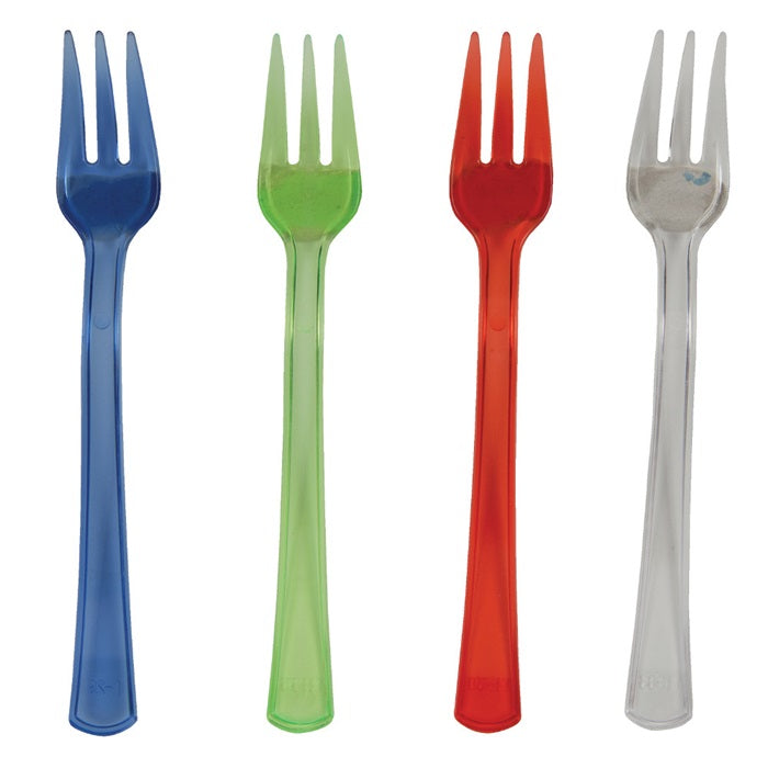 Assorted Color Mini Appetizer Forks, 24 ct by Creative Converting