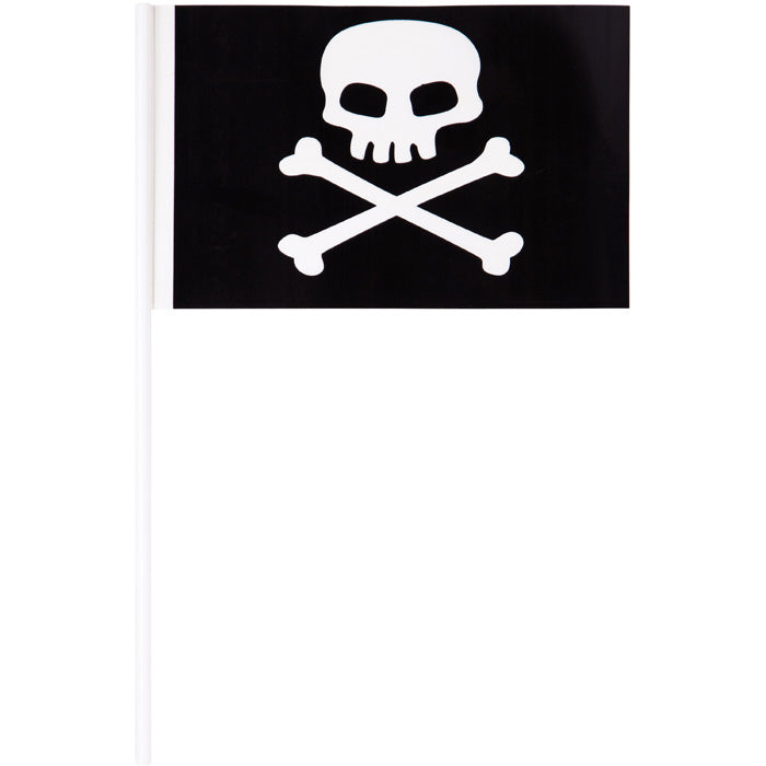 Plastic Pirate Flag Banner, 8 ct by Creative Converting