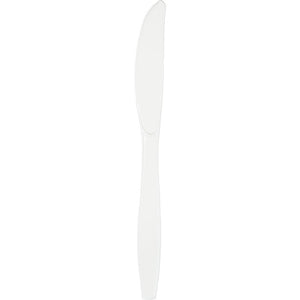 White Premium Plastic Knives, 50 ct by Creative Converting
