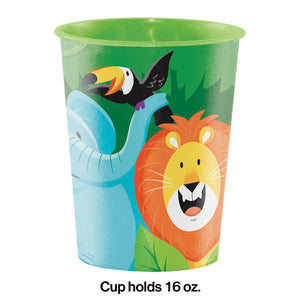 Jungle Safari Plastic Keepsake Cup 16 Oz. Party Decoration