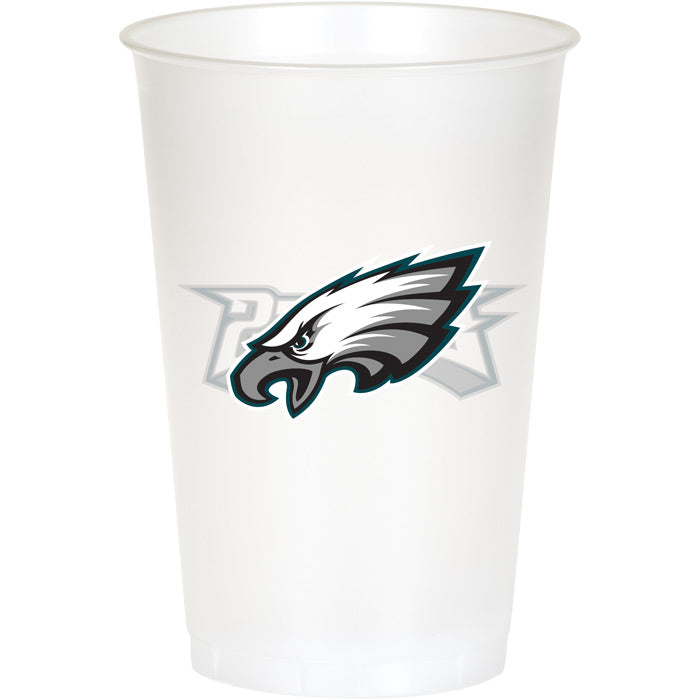 Philadelphia Eagles Plastic Cup, 20Oz, 8 ct