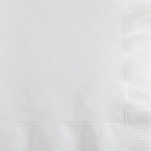 White Beverage Napkin 2Ply, 50 ct by Creative Converting