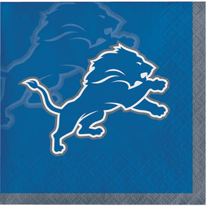 Detroit Lions Beverage Napkins, 16 ct by Creative Converting