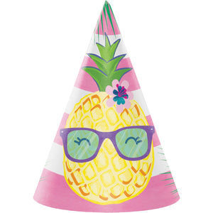 Pineapple Party Party Hats, 8 ct by Creative Converting
