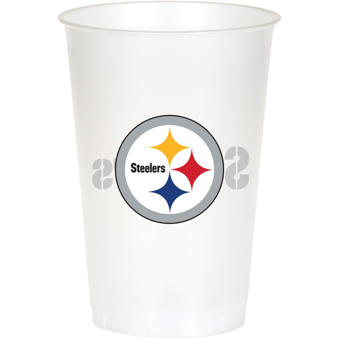 Pittsburgh Steelers Plastic Cup, 20Oz, 8 ct