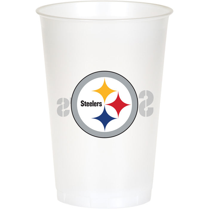 Pittsburgh Steelers Plastic Cup, 20Oz, 8 ct by Creative Converting