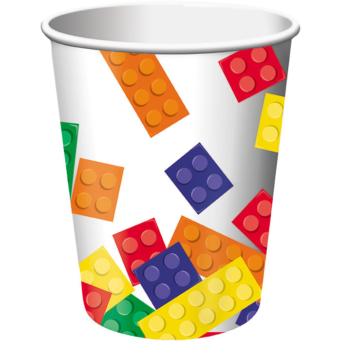 Block Party Hot/Cold Paper Cups 9 Oz., 8 ct by Creative Converting