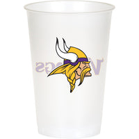 Minnesota Vikings Plastic Cup, 20Oz, 8 ct