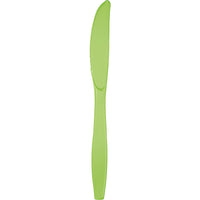 Fresh Lime Green Plastic Knives, 24 ct by Creative Converting