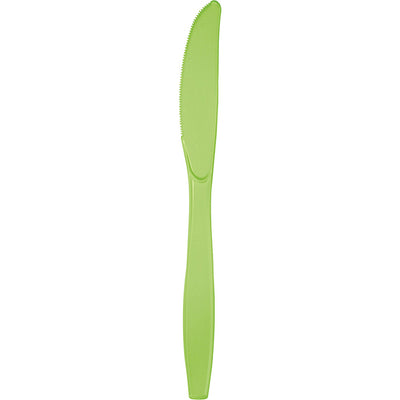 Fresh Lime Green Plastic Knives, 24 ct by Creative Converting