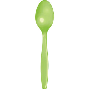 Fresh Lime Green Plastic Spoons, 24 ct by Creative Converting