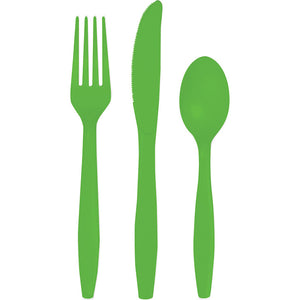 Fresh Lime Green Assorted Cutlery, 18 ct by Creative Converting