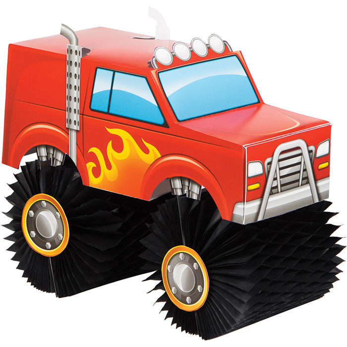 Monster Truck Rally Centerpiece by Creative Converting
