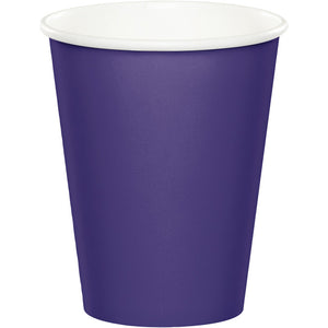 Purple Hot/Cold Paper Paper Cups 9 Oz., 24 ct by Creative Converting