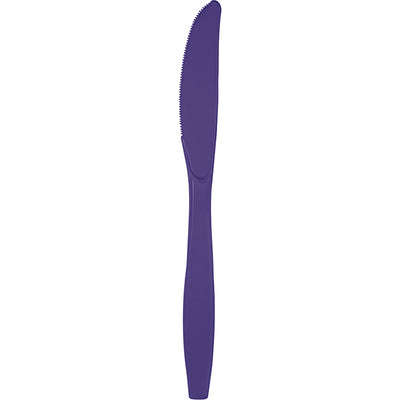 Purple Plastic Knives, 24 ct by Creative Converting