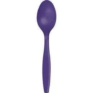 Purple Plastic Spoons, 24 ct by Creative Converting