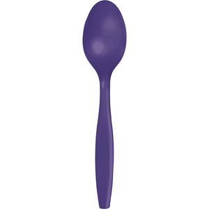 Purple Plastic Spoons, 50 ct by Creative Converting