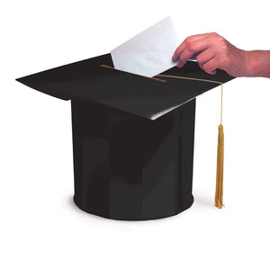 Mortarboard Shaped Graduation Card Box by Creative Converting