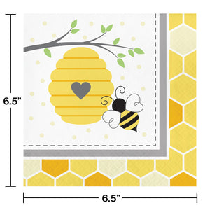 Bumblebee Baby Napkins, 16 ct Party Decoration