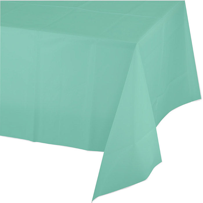 Fresh Mint Tablecover Plastic 54" X 108" by Creative Converting