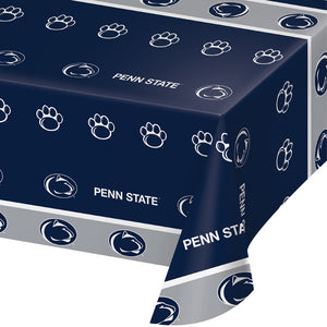 Penn State University Plastic Table Cover, 54" X 108" by Creative Converting