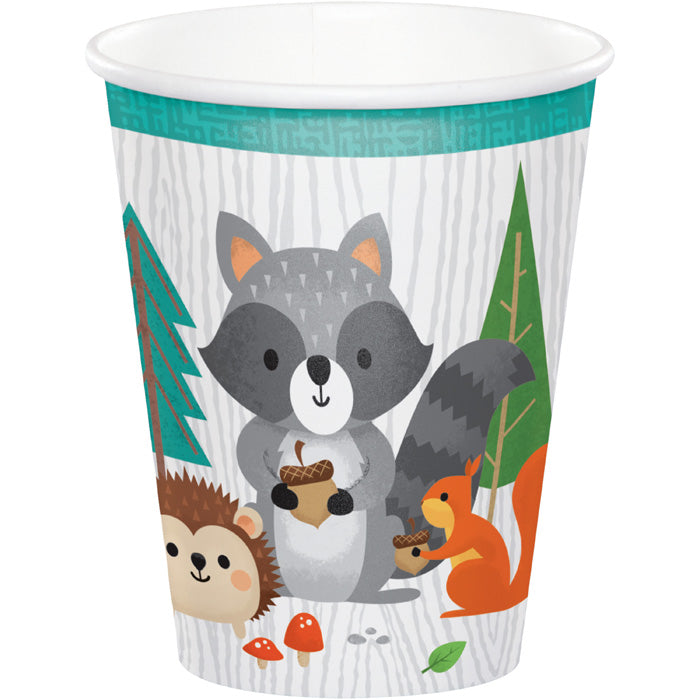 Wild One Woodland Paper Cups, Pack Of 8 by Creative Converting