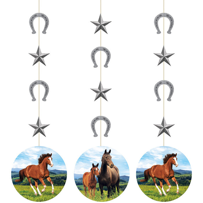 Horse And Pony Hanging Cutouts, 3 ct by Creative Converting