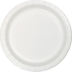 White Dessert Plate, 75 ct by Creative Converting