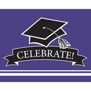 Purple Graduation Invitations, 25/Pkg by Creative Converting