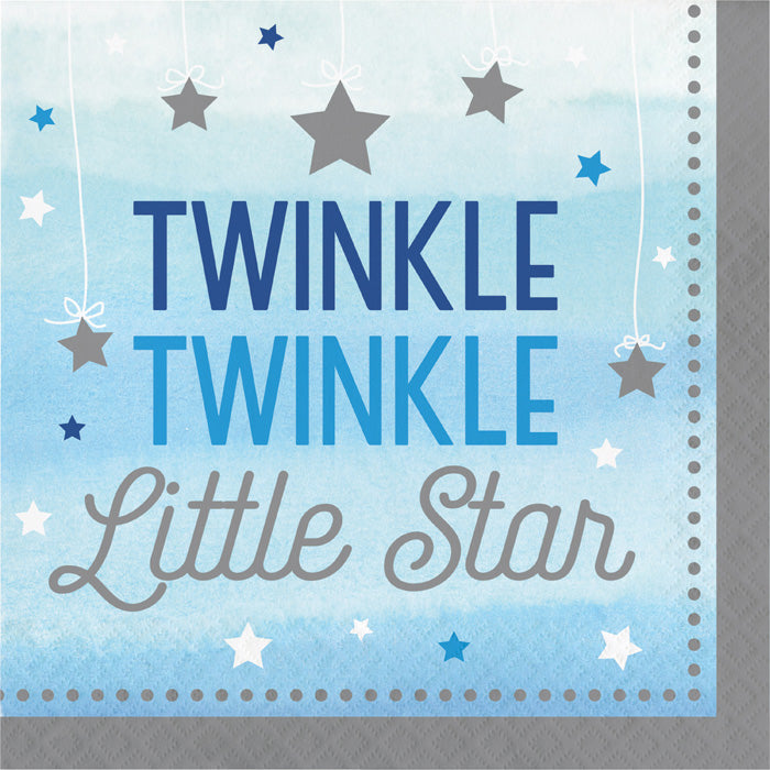 One Little Star Boy Napkins, 16 ct by Creative Converting
