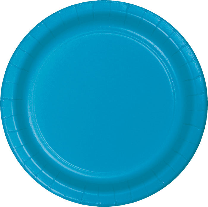 Turquoise Blue Dessert Plates, 24 ct by Creative Converting