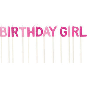 Birthday Girl Pick Candles, 12 ct by Creative Converting