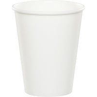 White Hot/Cold Paper Paper Cups 9 Oz., 8 ct by Creative Converting