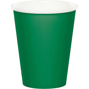 Emerald Green Hot/Cold Paper Cups 9 Oz., 8 ct by Creative Converting