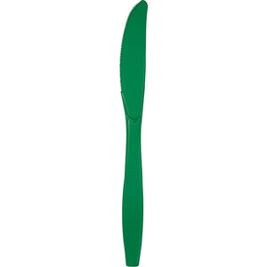 Emerald Green Plastic Knives, 24 ct by Creative Converting