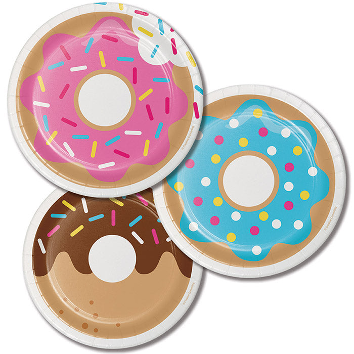 Donut Time Dessert Plates, 8 ct by Creative Converting