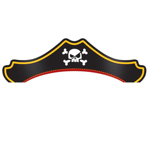 Pirate Treasure Party Hats, 8 ct by Creative Converting