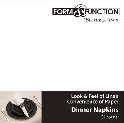 White Buffet Airlaid Napkins (24/Pkg)