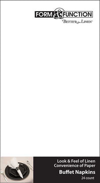 White Buffet Airlaid Napkins (24/Pkg)