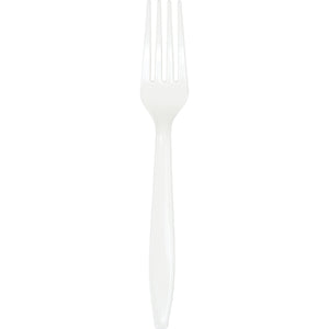 White Premium Plastic Forks, 24 ct by Creative Converting