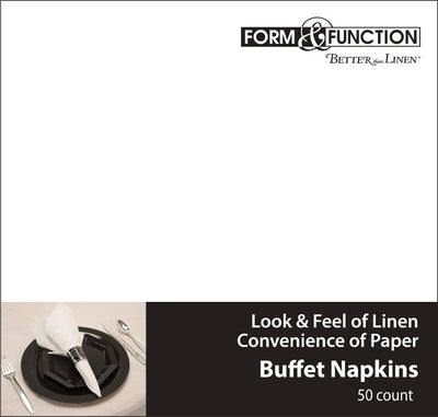 White Buffet Airlaid Napkins (50/Pkg)