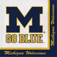 University Of Michigan Napkins, 20 ct by Creative Converting