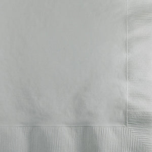 Shimmering Silver Beverage Napkin, 3 Ply, 50 ct by Creative Converting