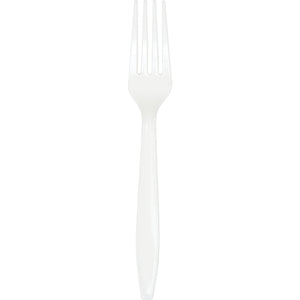 White Premium Plastic Forks, 50 ct by Creative Converting