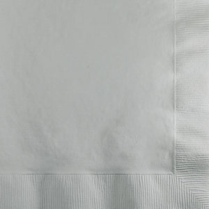 Shimmering Silver Beverage Napkin 2Ply, 200 ct by Creative Converting